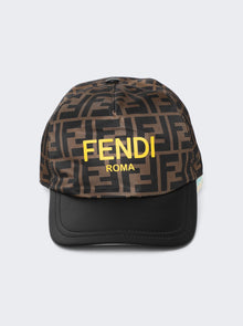 Kids | Fendi | Junior Allover Ff Logo Baseball Hat | Multicolor