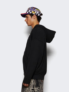 Men | 032c | Routine Zip Hoodie Faded | Black