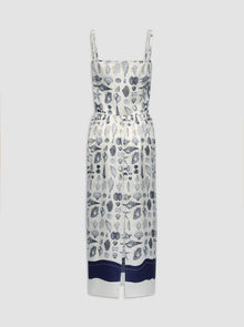 Samantha  Print Dress | Blue Print