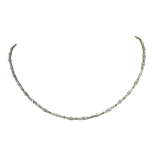 Center Stage Choker Necklace | 10K Yellow Gold | Round White Diamond