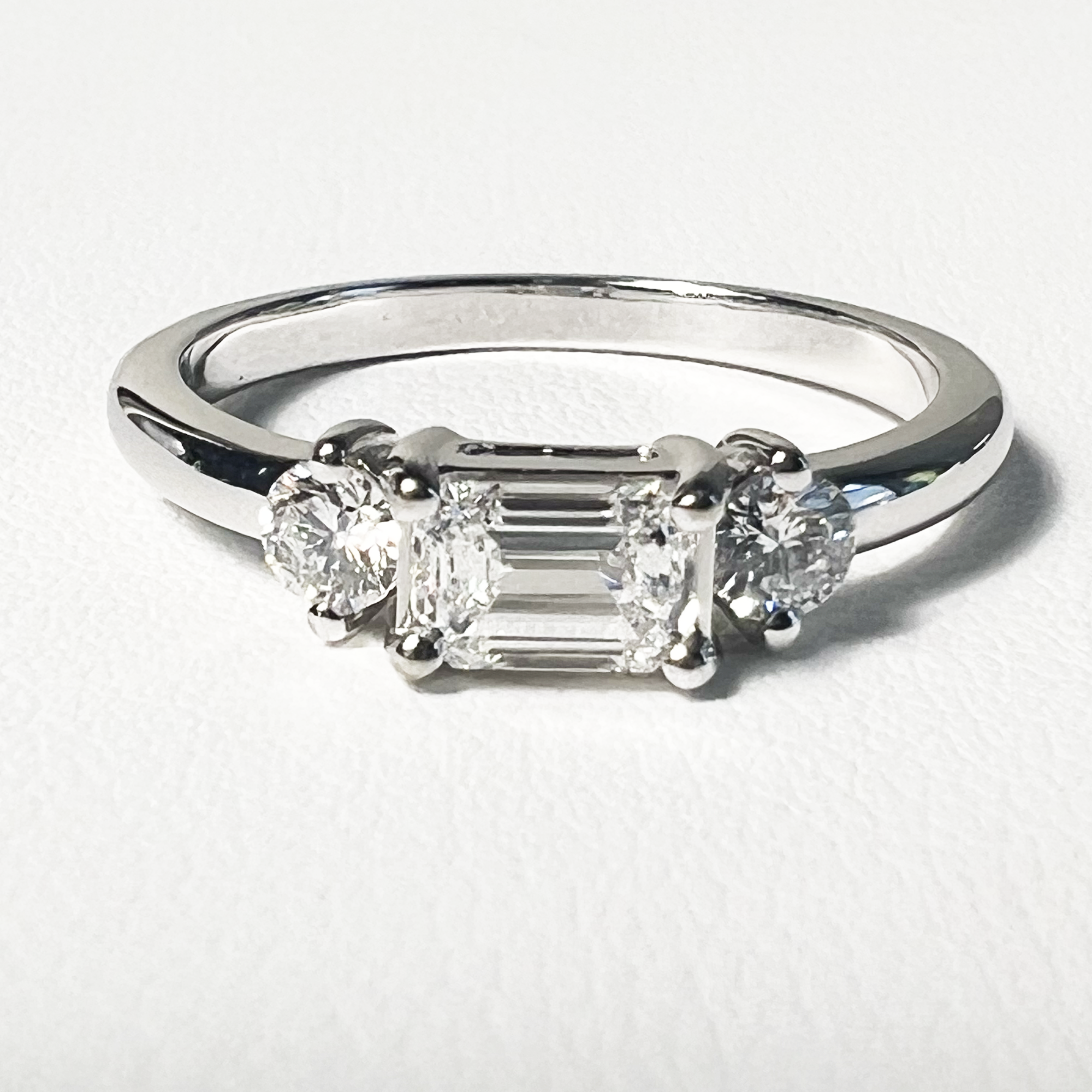 Diamond Ring | 14K White Gold | 0.73 CTW (Approx) White Lab Diamond