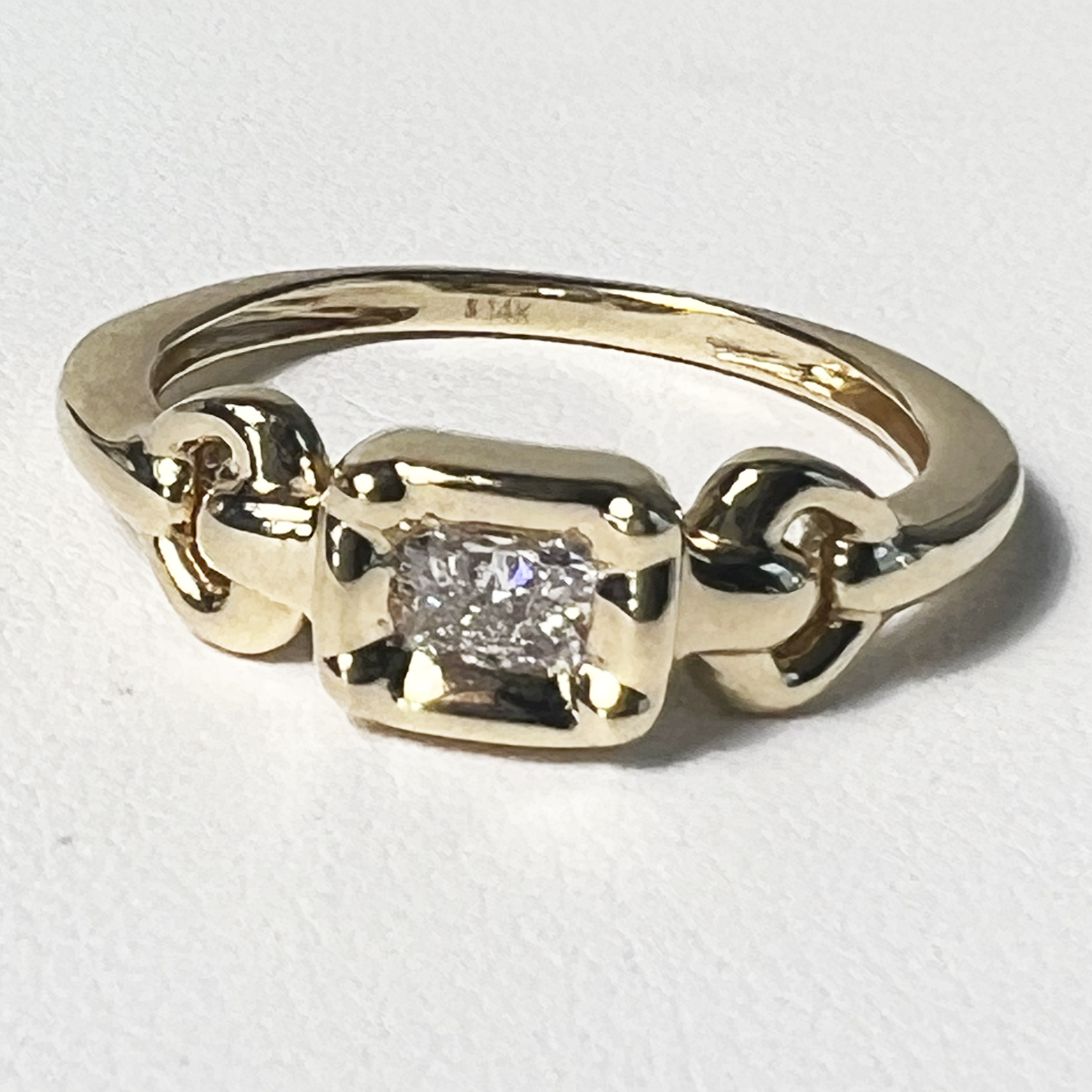 Classic Collection Radiant Ring | 14K Yellow Gold | 0.25 CTW (Approx) White Lab Diamond