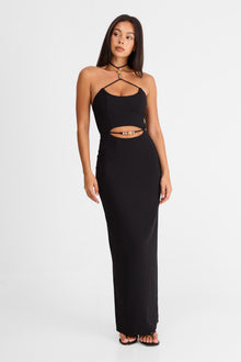 Mina Maxi Dress | Black