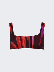Women | Louisa Ballou | Scoop Neck Bikini Top | Red Raven
