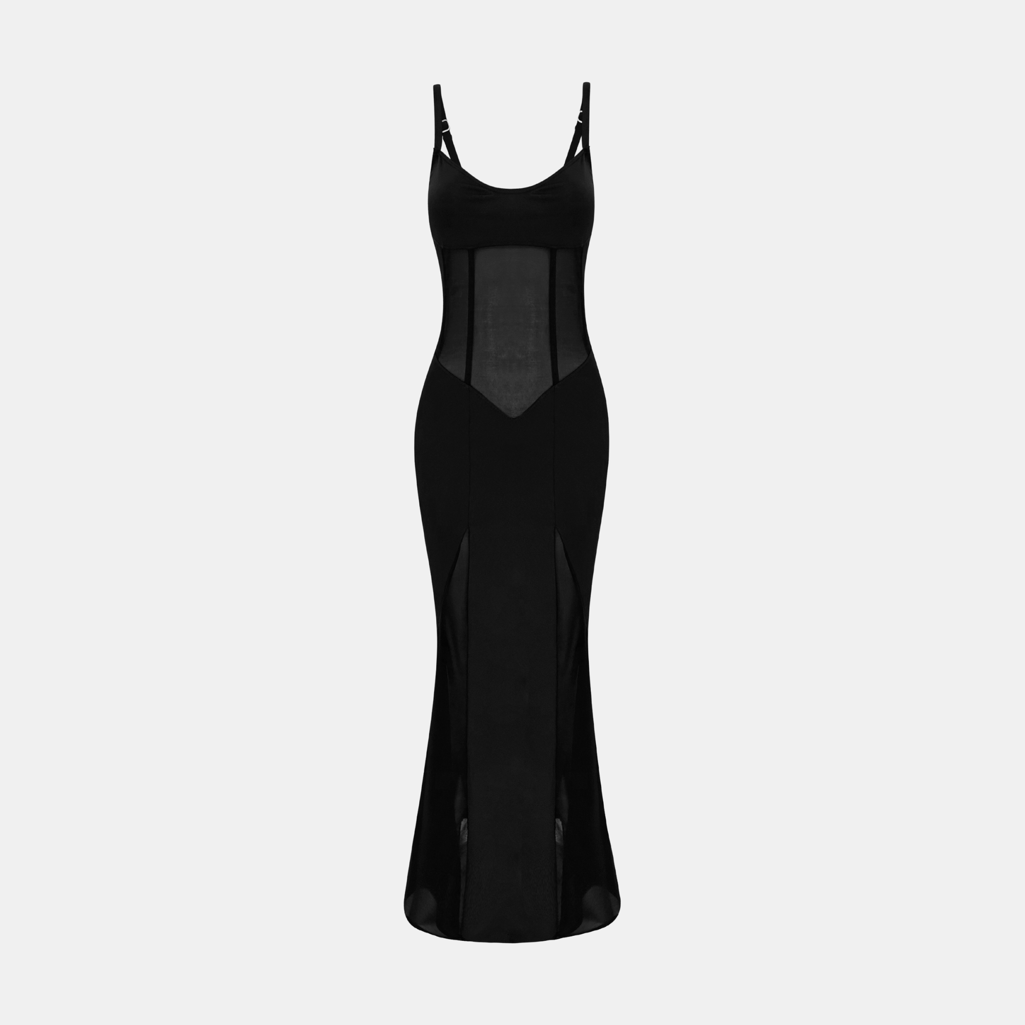 OW Collection SERENITY Maxi Dress Account 121 - Black