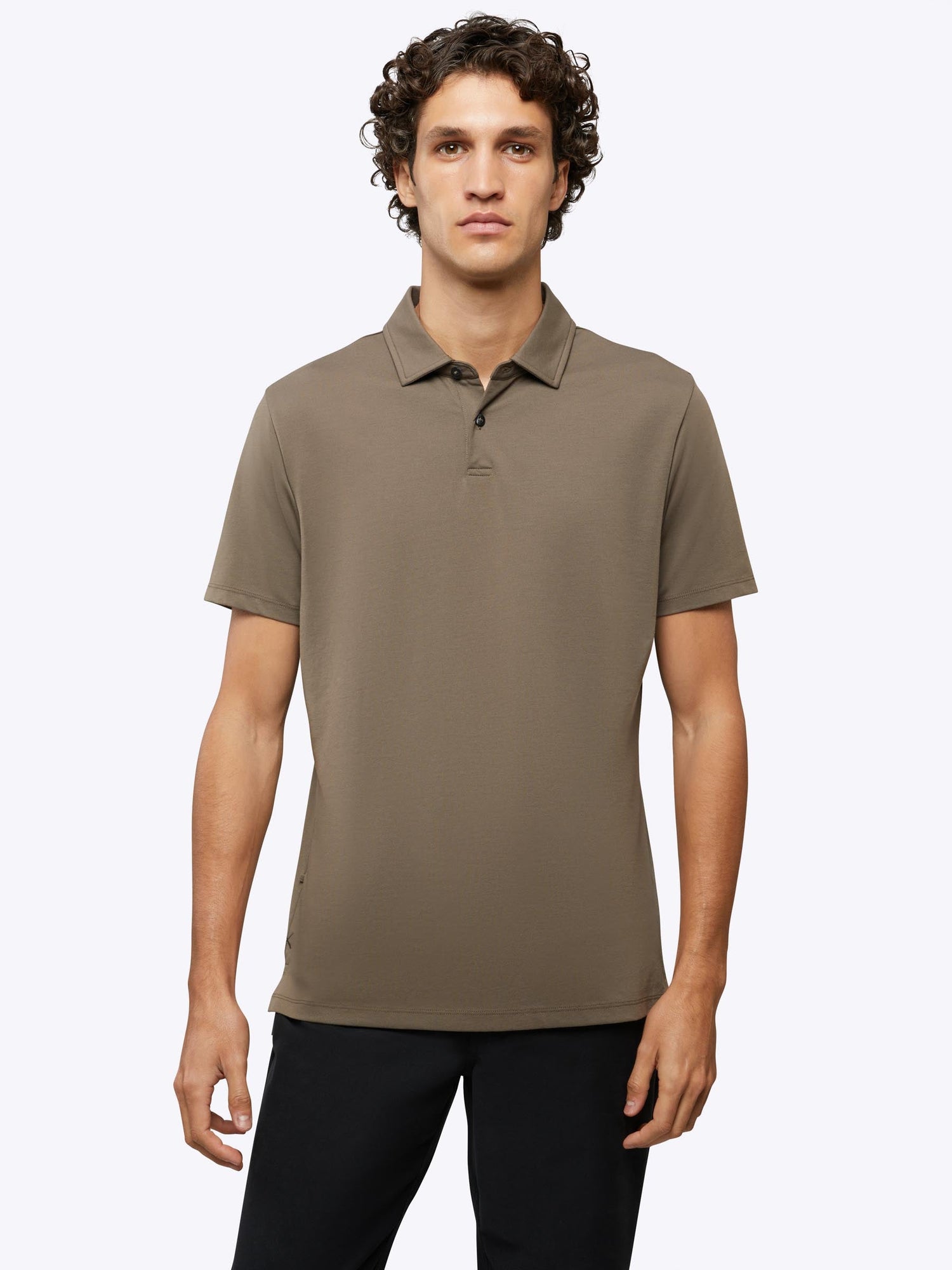 COZ Polo Split-Hem | Shadow Signature-Fit