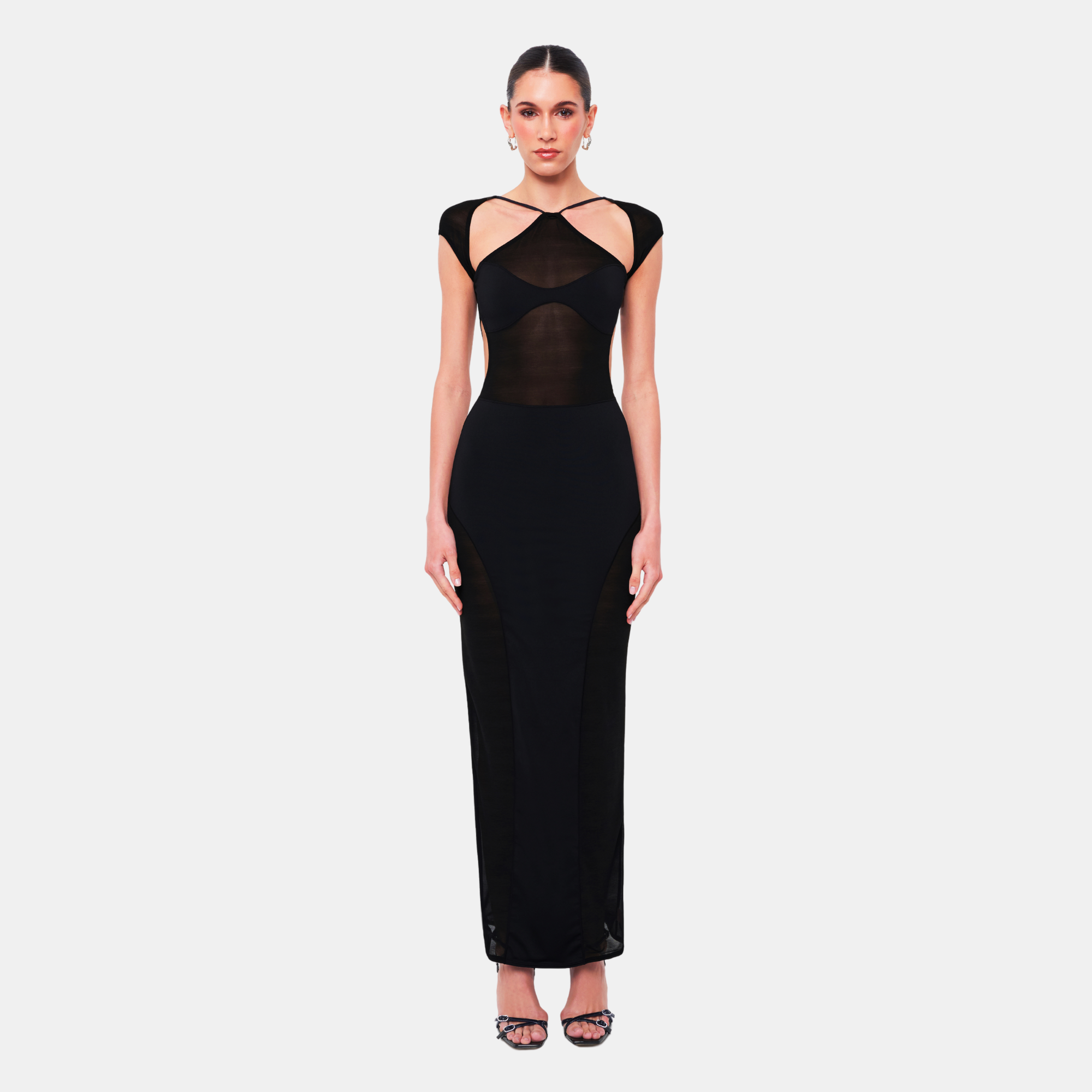 OW Collection SIENNA Maxi Dress Dress 121 - Black