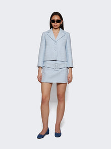 Women | Patou | Mini Belted Skirt Skylight Blue