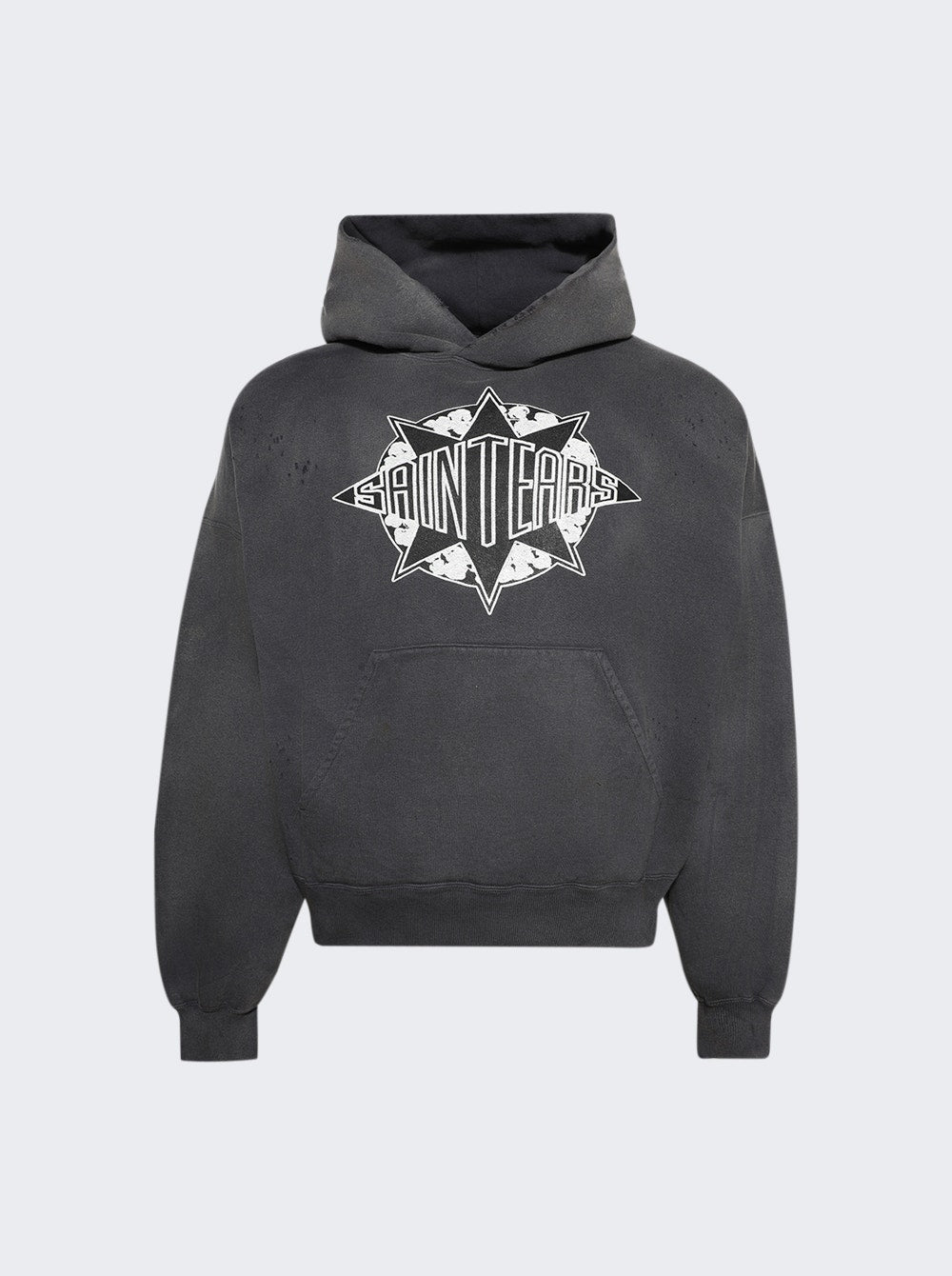 Men | Saint Mxxxxxx X Denim Tears | Hoodie | Washed Black