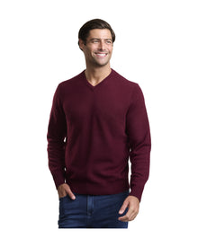 NOMAD | Men | Men's Cashmere Sweater | Merlot