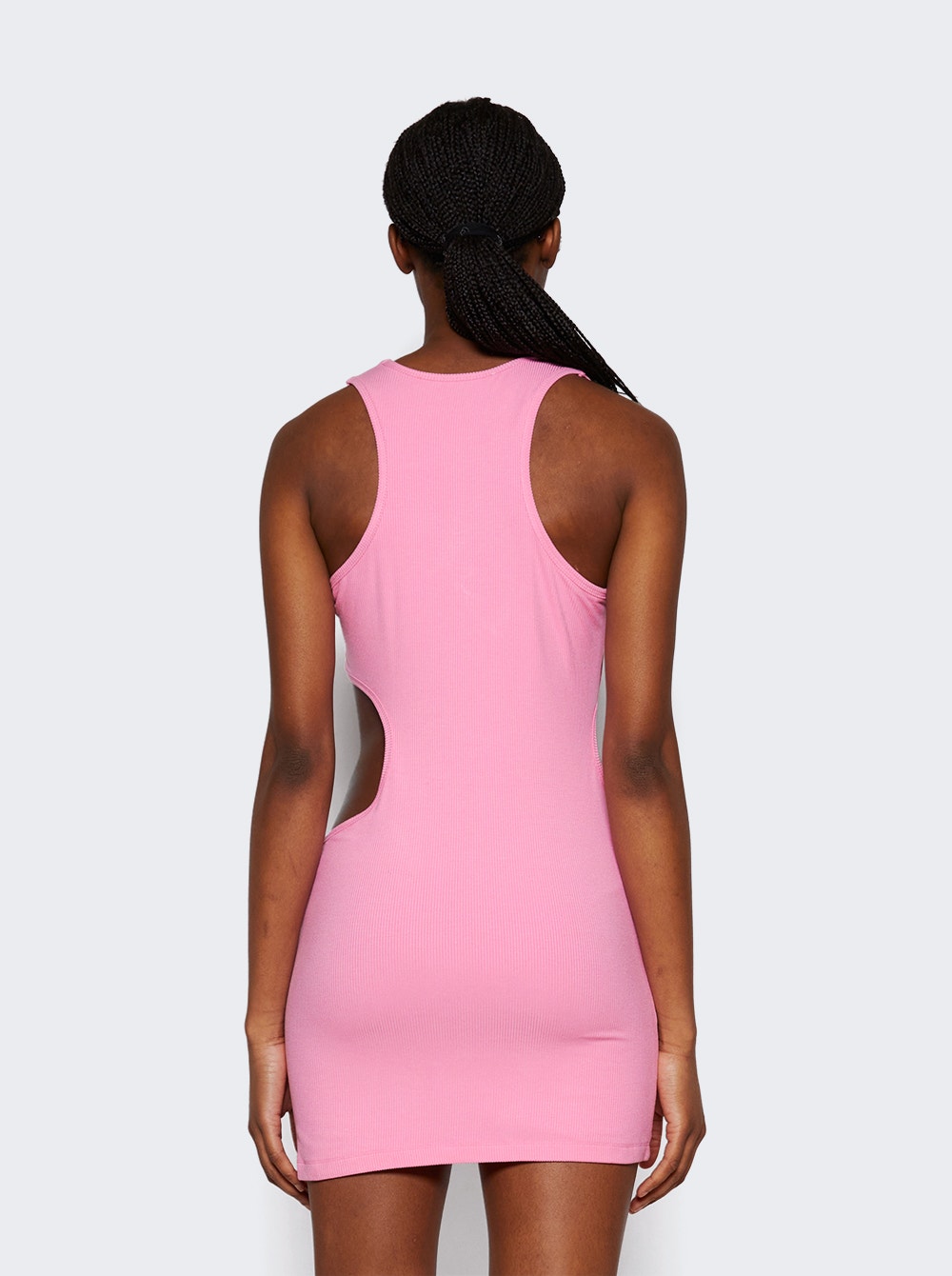 Women | Natasha Zinko | Stretch Cut Out Mini Dress | Pink