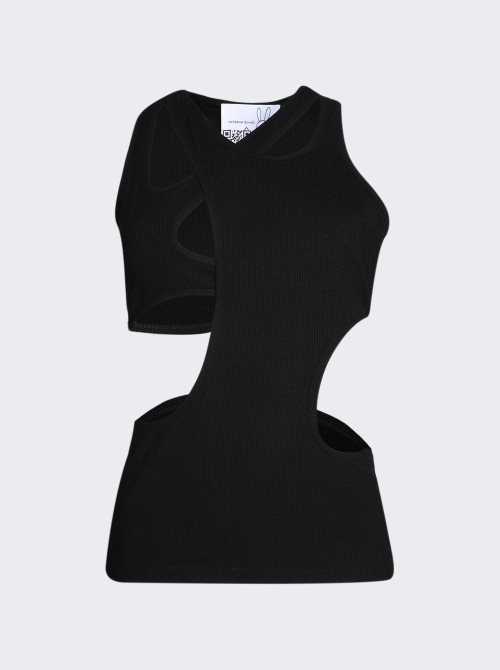 Women | Natasha Zinko | Cut Out Top | Black