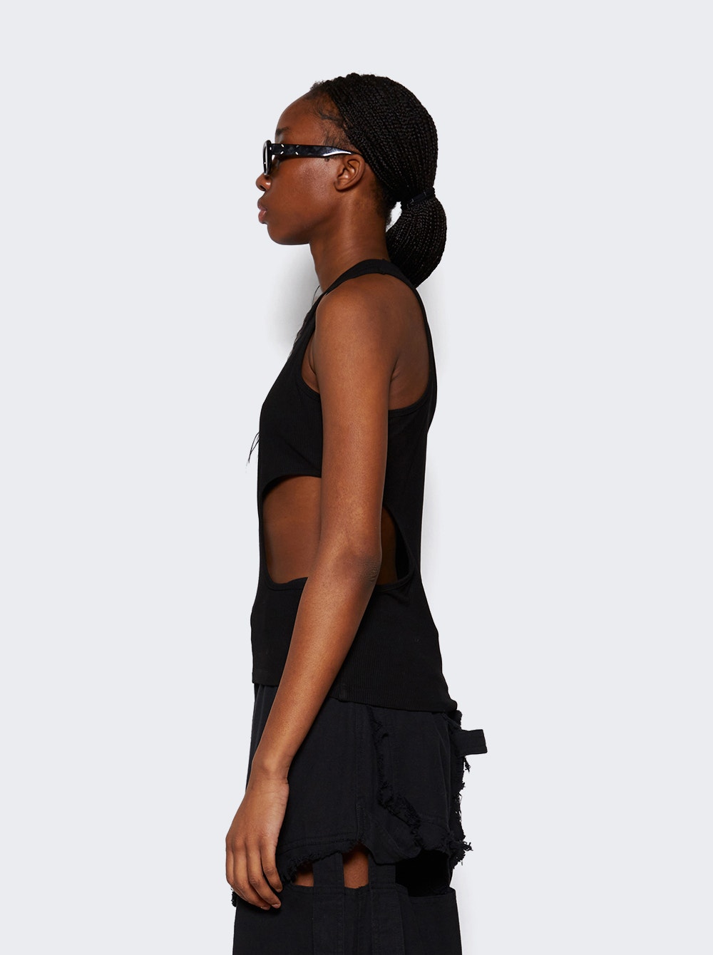 Women | Natasha Zinko | Cut Out Top | Black
