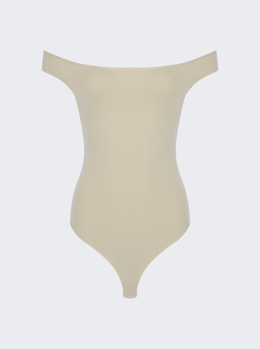 Women | Zeynep Arcay | Off The Shoulder Knit Bodysuit Beige