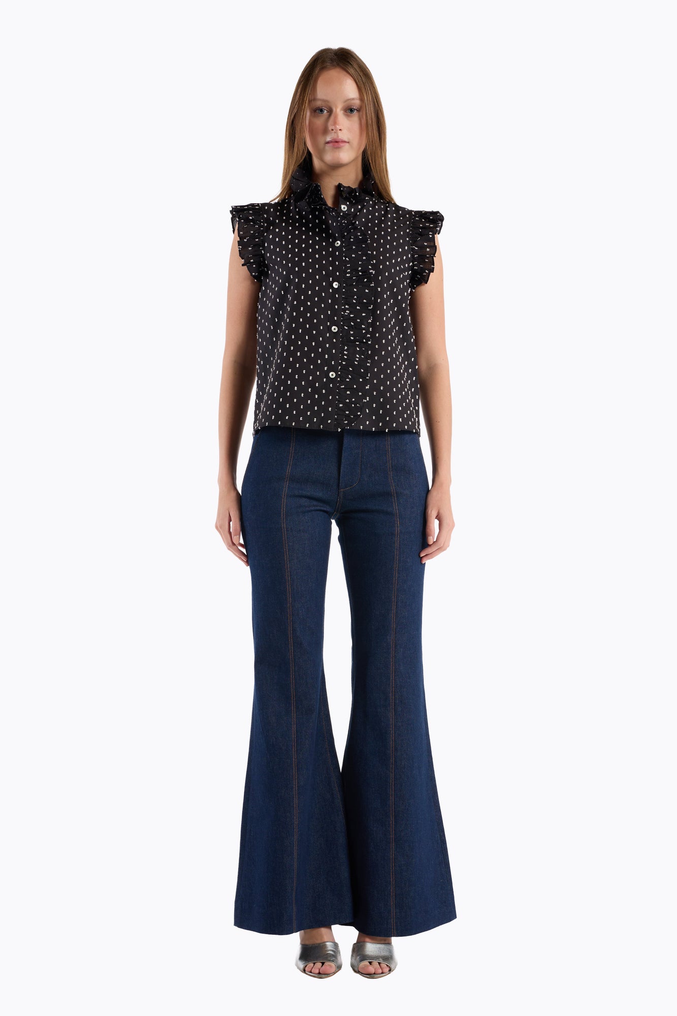 Marfa Top | Black White Dot
