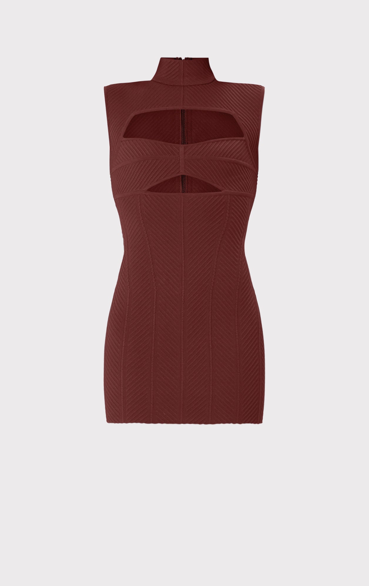 Ottoman Cut Out Mini Dress | Mahogany