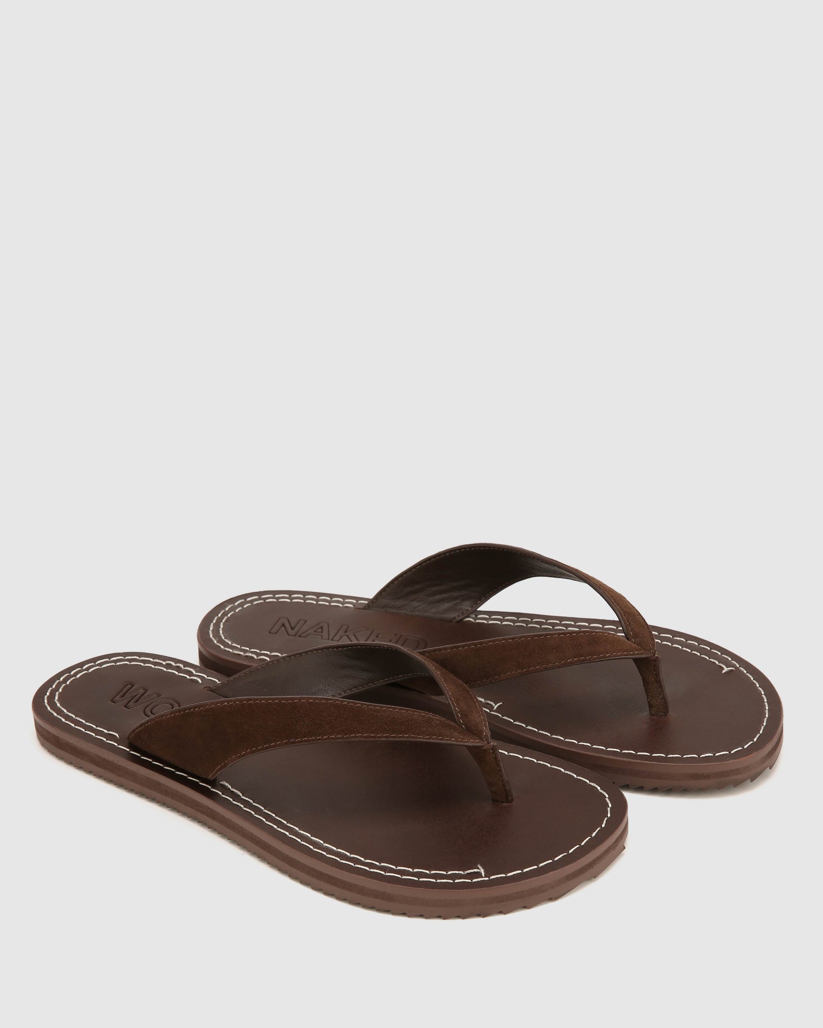 Womens | St Barths Suede Sandal | Brown
