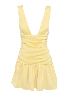 Flora Mini Dress | Yellow