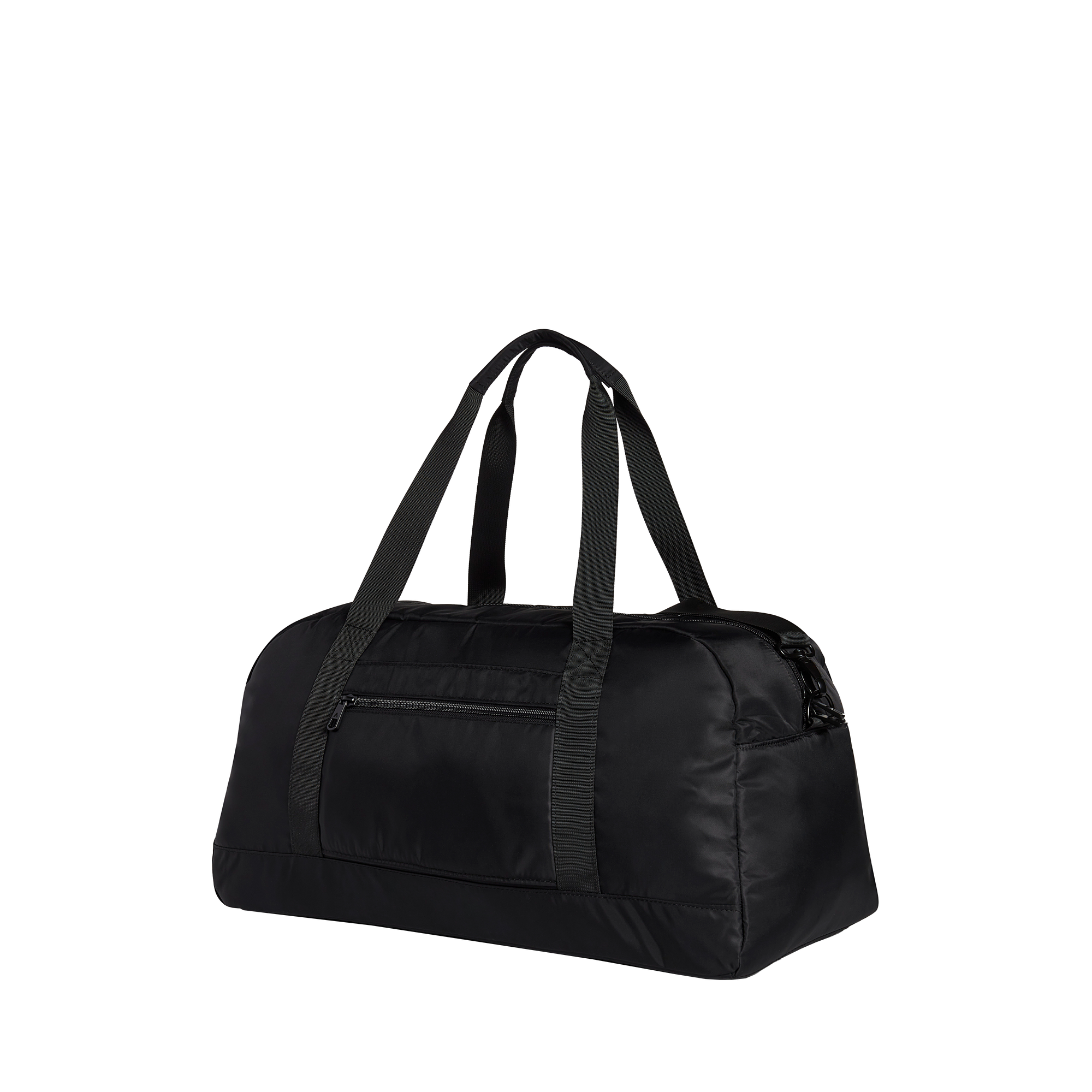 State bags Franklin weekender nylon black back view side angle click to zoom 