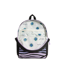 STATE Bags Kane Backpack Tech Knit Zebra Interior View Click to Zoom