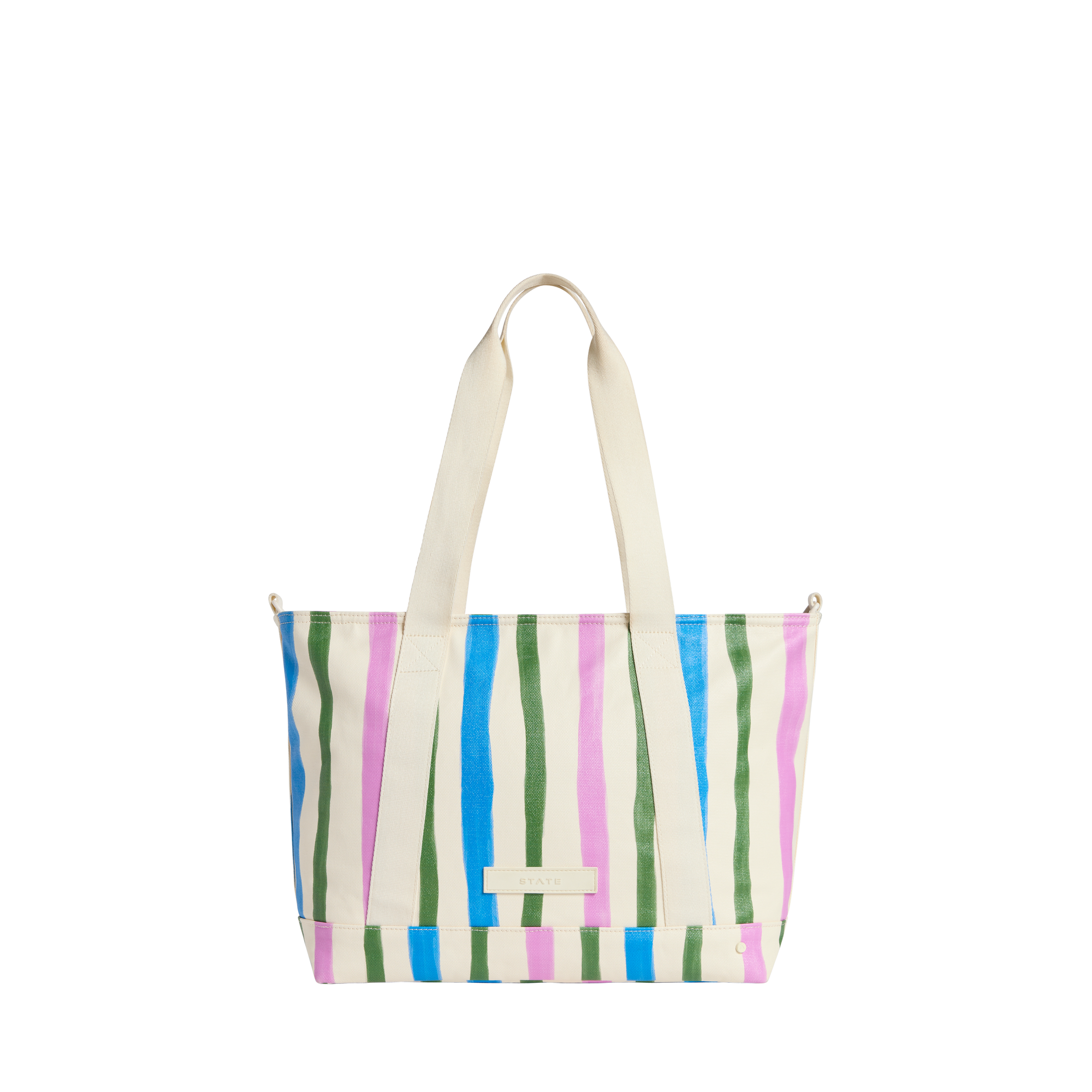 STATE Bags Graham Tote Stripe Front View Click to Zoom