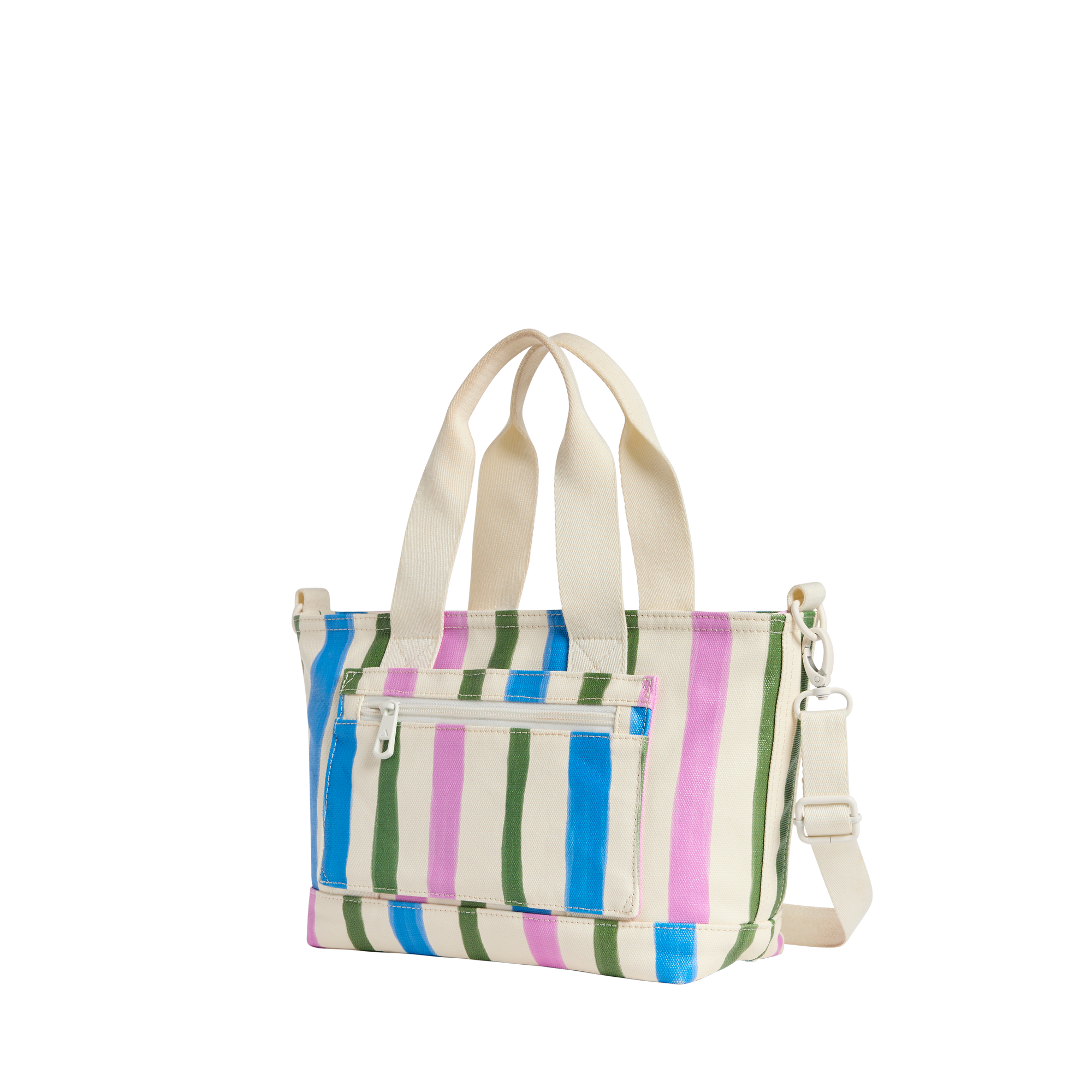 STATE Bags Graham Mini Tote Stripes Back view Click to Zoom