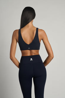 Splits59 | Airweight Scoop Back Bra | Indigo Blue