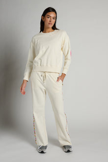 Kerri Rosenthal | Weekend Soul Brigade Sweatpant | White