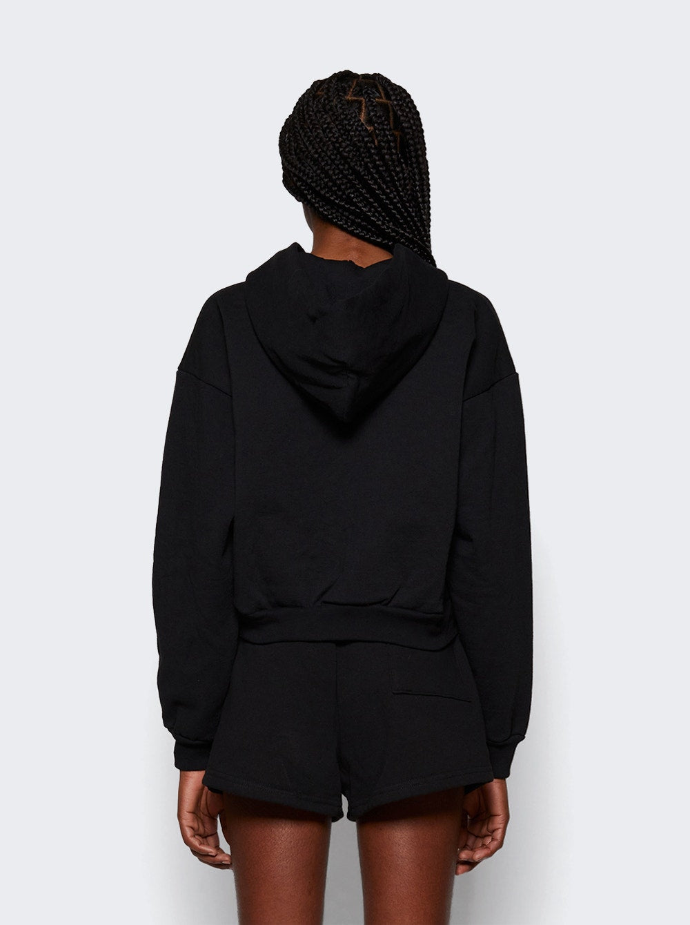 Women | SAINTWOODS | Palm Springs Zip Up Hoodie | Black