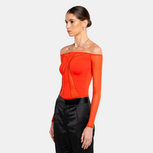 OW Collection SWIRL Blouse Blouse 200 - OW Red