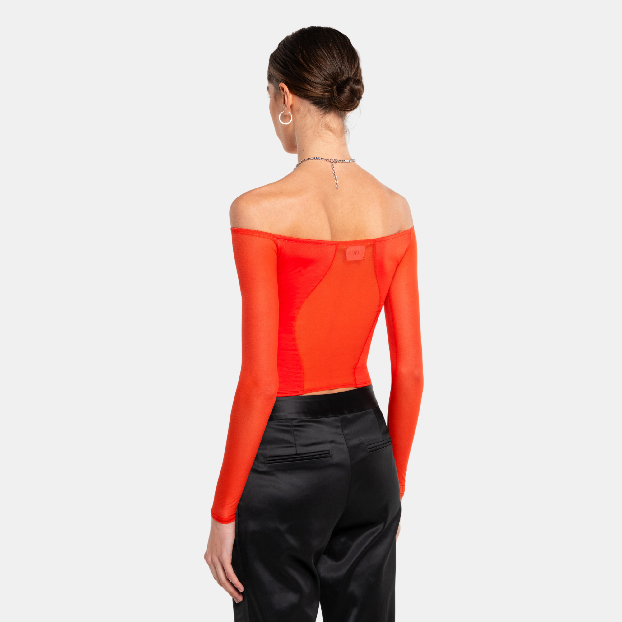 OW Collection SWIRL Blouse Blouse 200 - OW Red