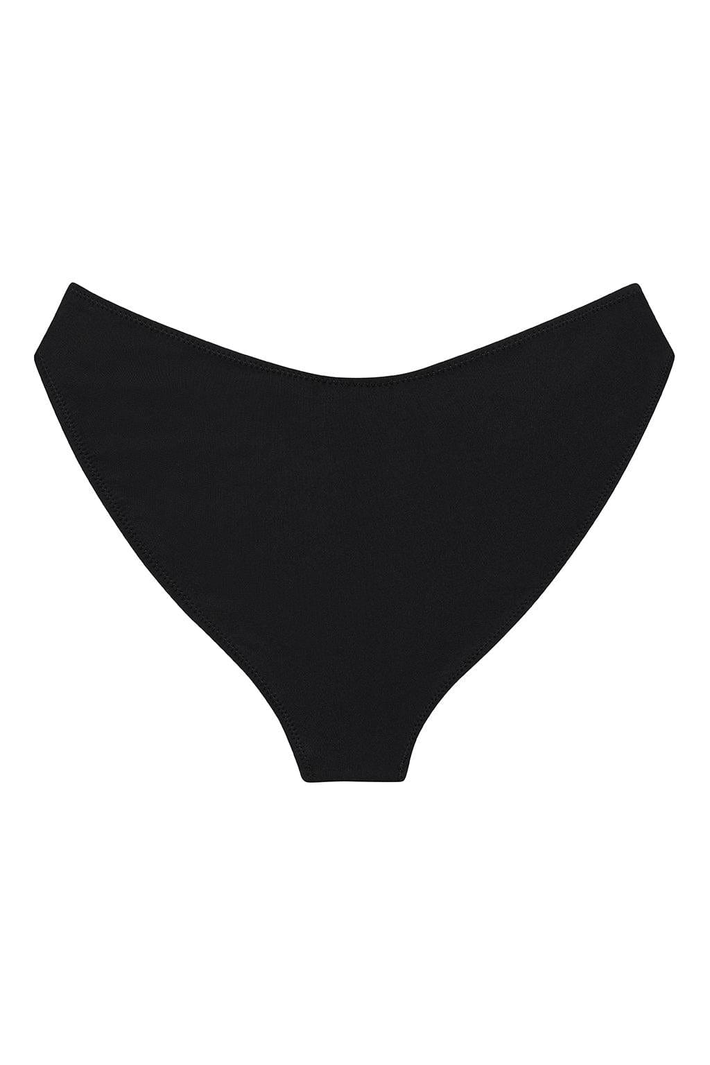 Added Coverage Lulu Zig Zag Stitch Bikini Bottom | Sable