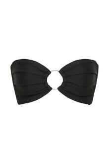 Tori Ties Bandeau Bikini Top | Sable