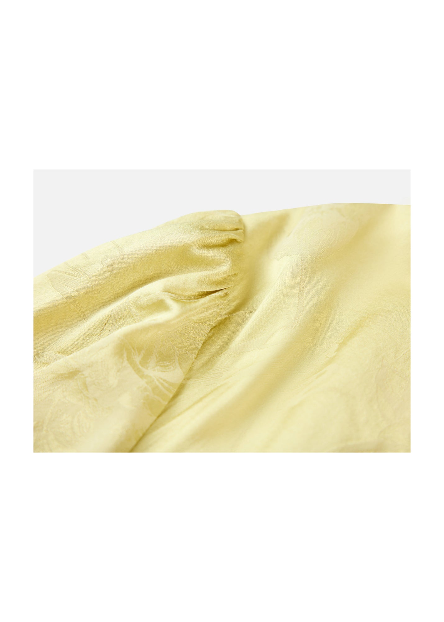 Satin Midi Dress | Yellow