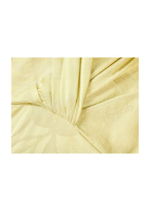 Satin Midi Dress | Yellow