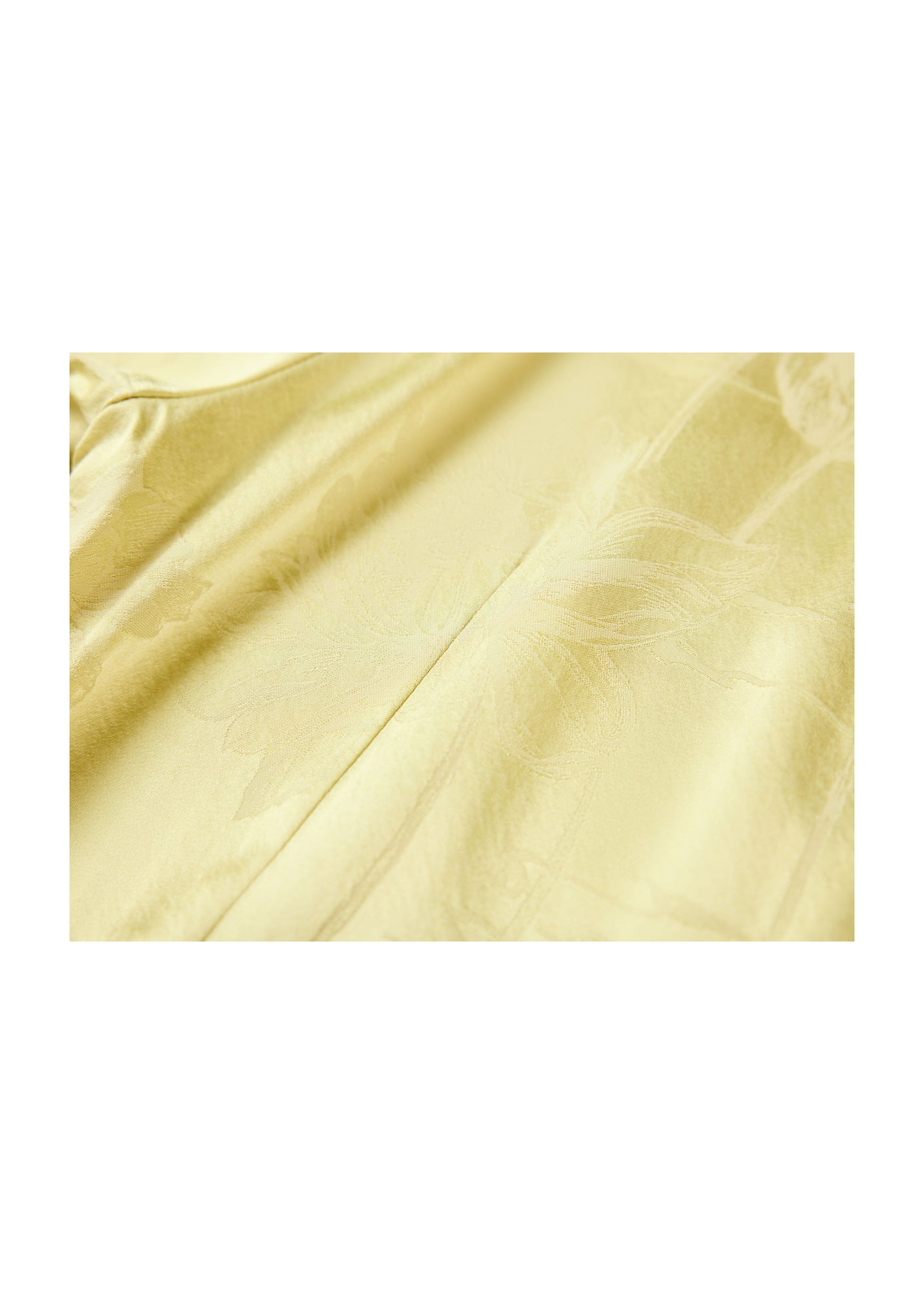 Satin Midi Dress | Yellow
