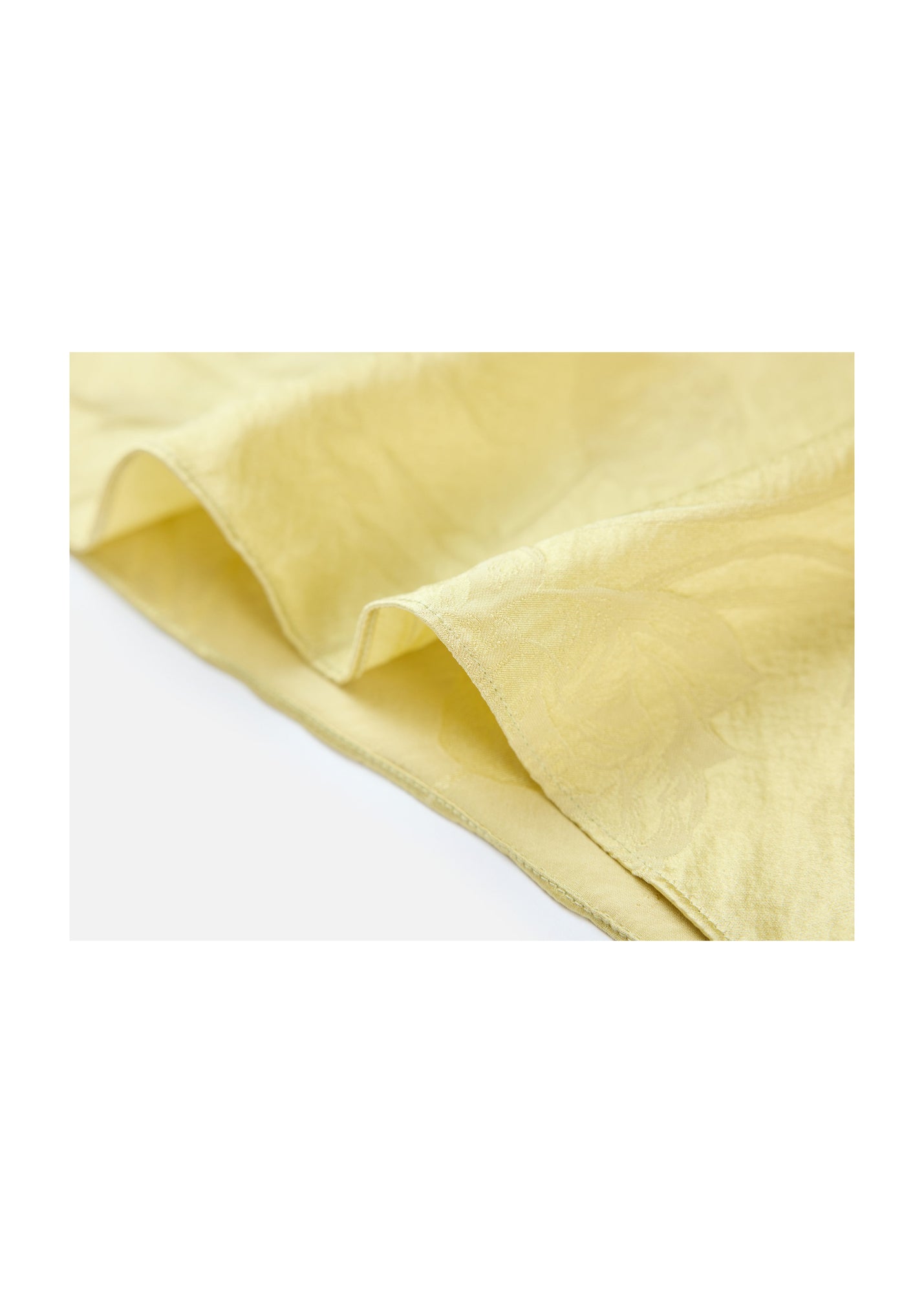 Satin Midi Dress | Yellow