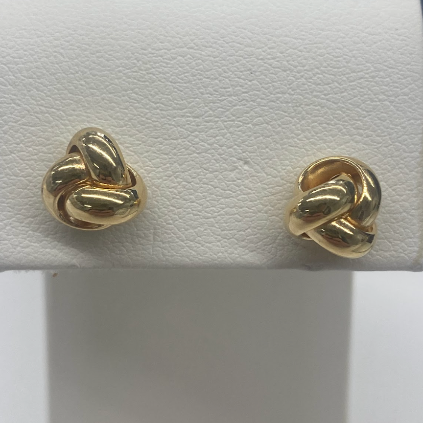 Love Knot Earrings | 14K Yellow Gold