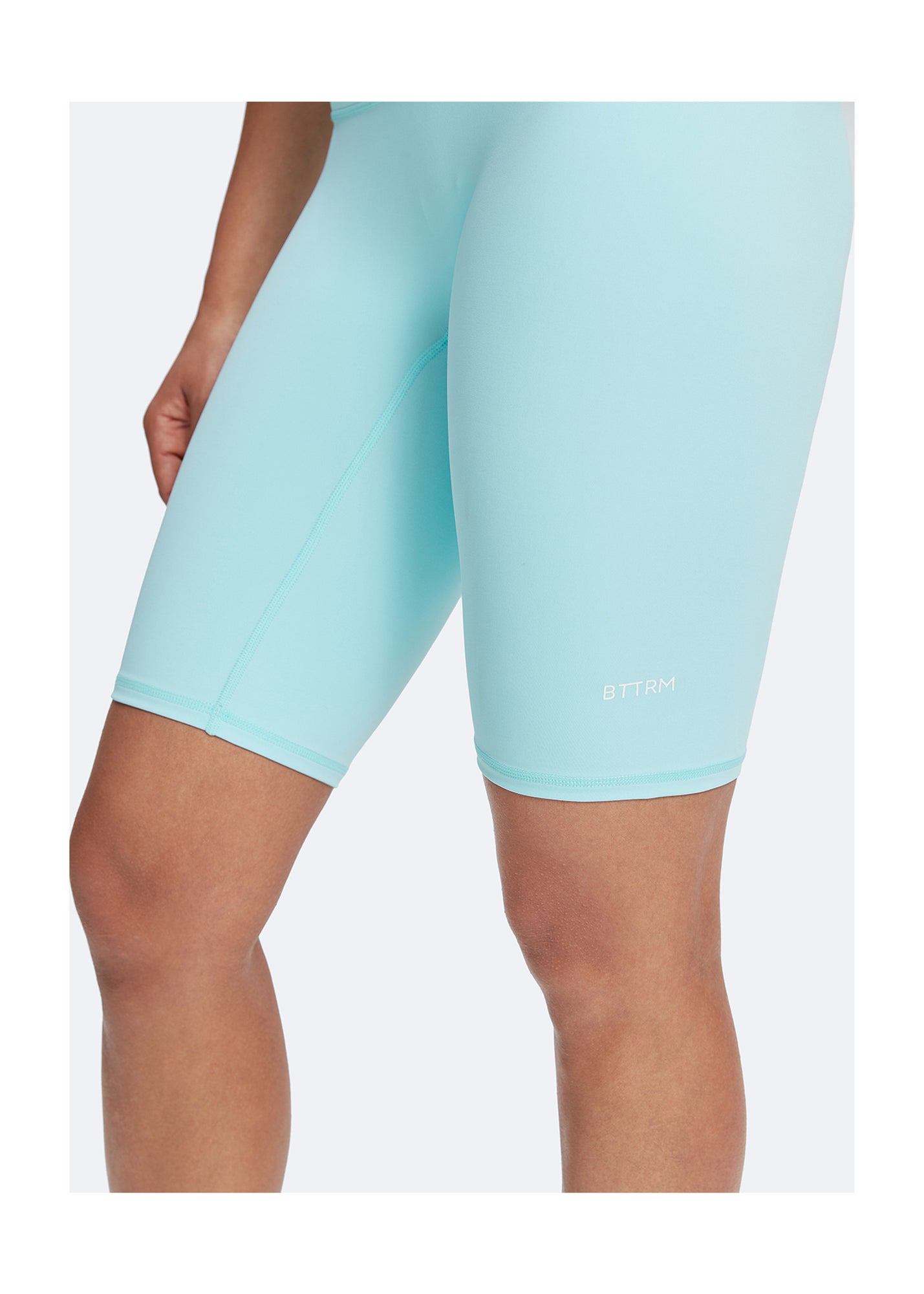 Sculpting Fit Pilates Shorts | Arctic Blue