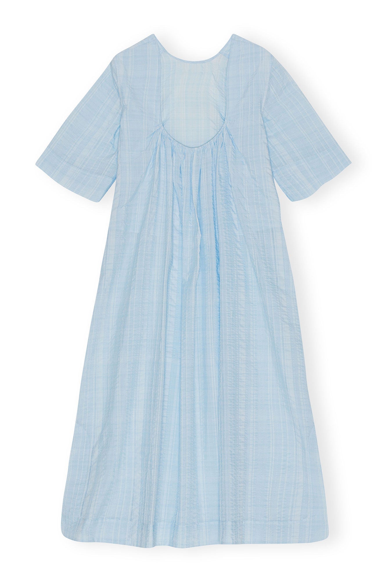 Seersucker Check Maxi Dress | Ice Water