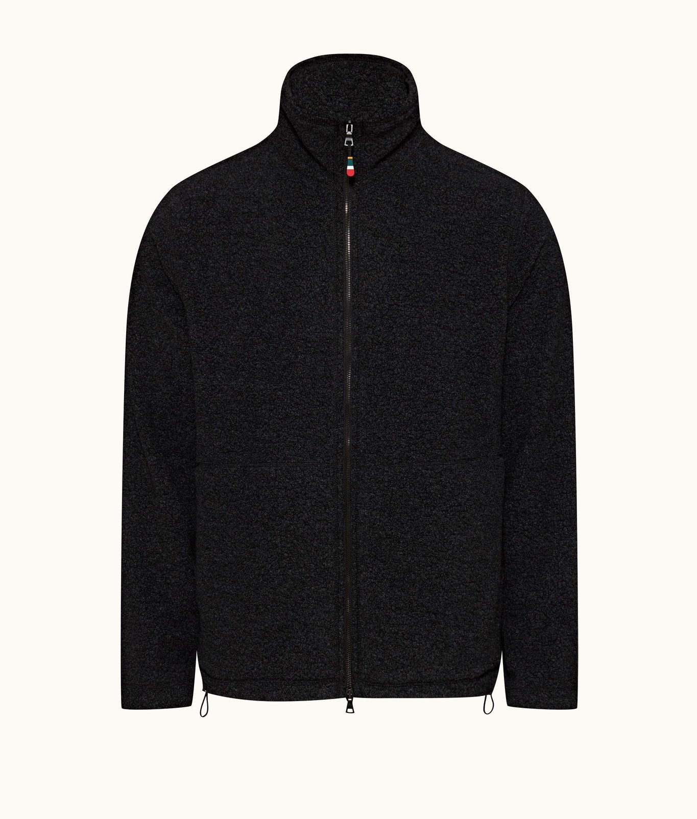 Senon Relaxed Fit Funnel Neck Sweatshirt | Volcano Ash Grey