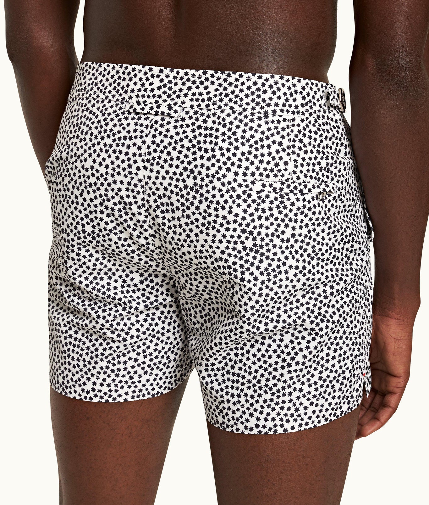 Setter Star Print Shorter-Length Swim Shorts | Cashew