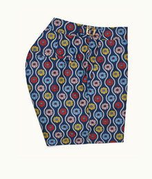 Setter Whitsun Print Shorter-Length Swim Shorts Woven | Midnight Navy