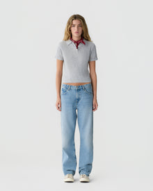 Shrunken Polo | Stone