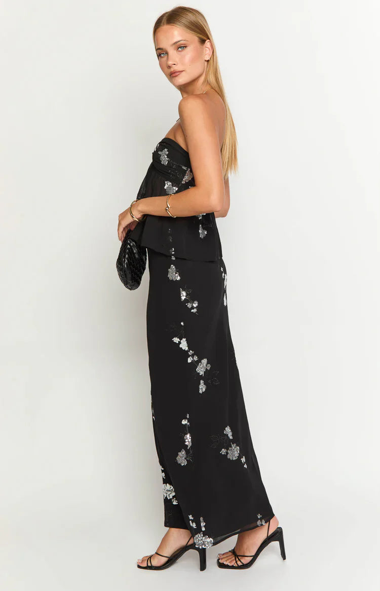 Shyla Maxi Skirt | Black