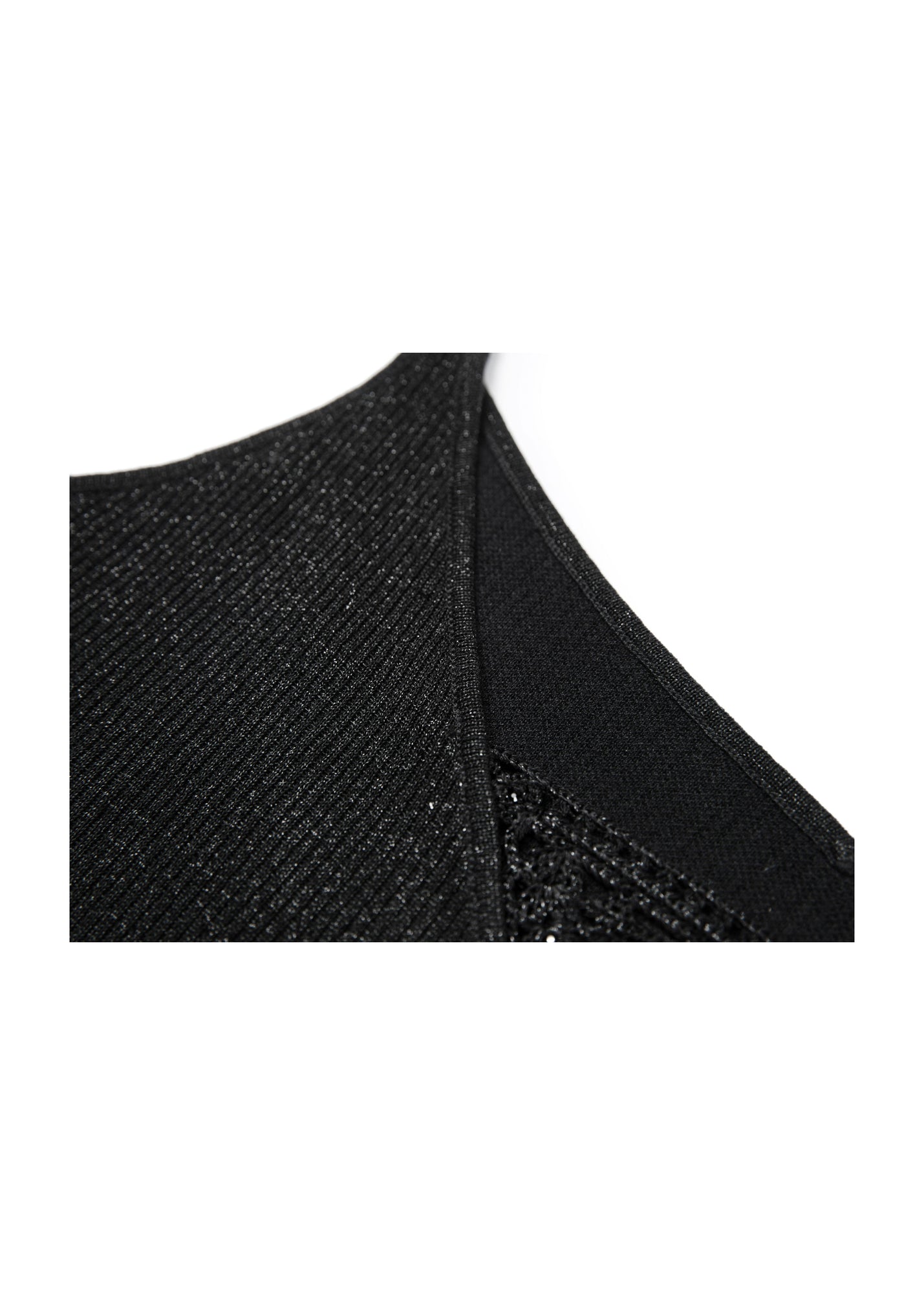 Silk-Blend V-Neck Camisole | Black