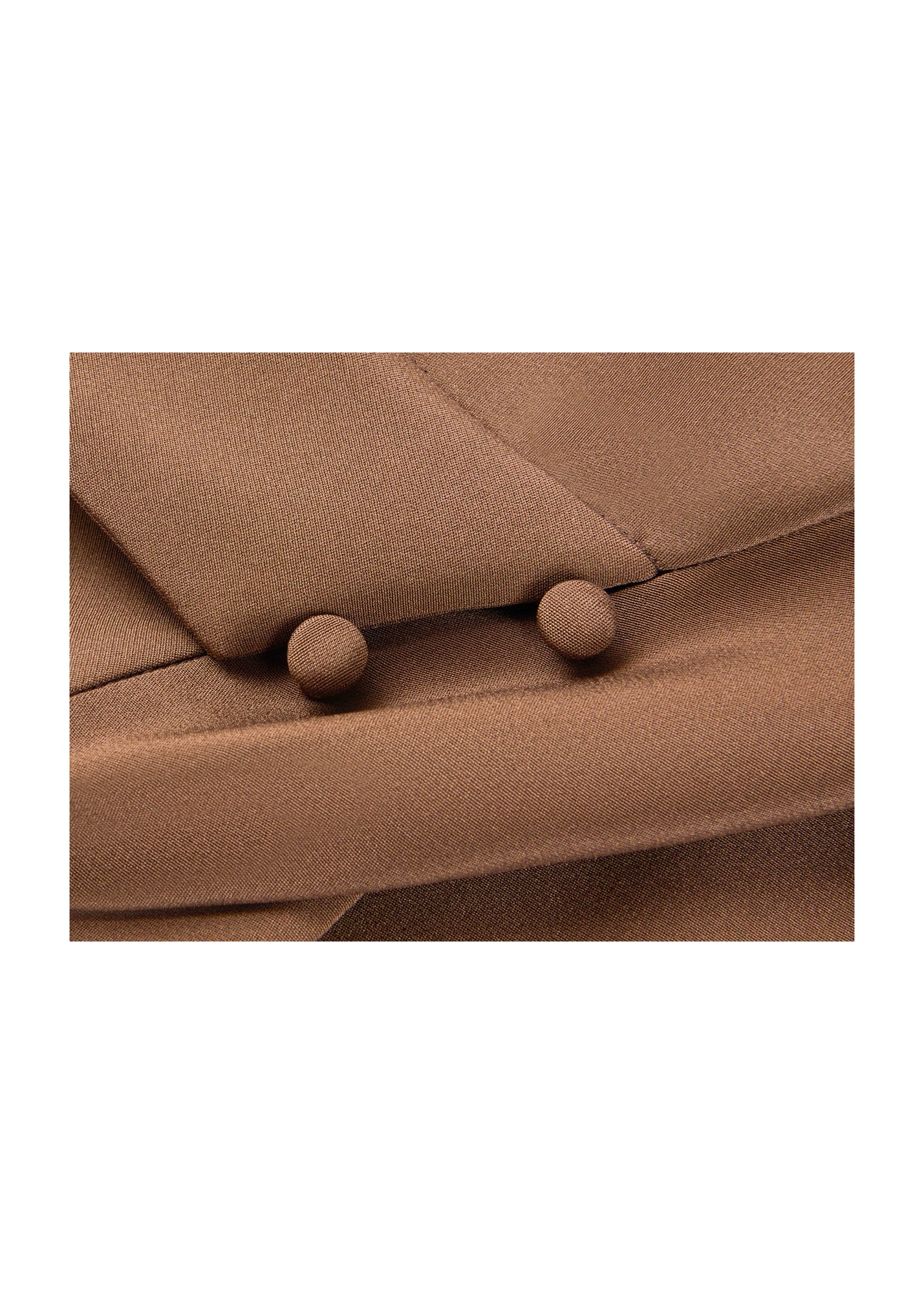 Silk Dress | Brown