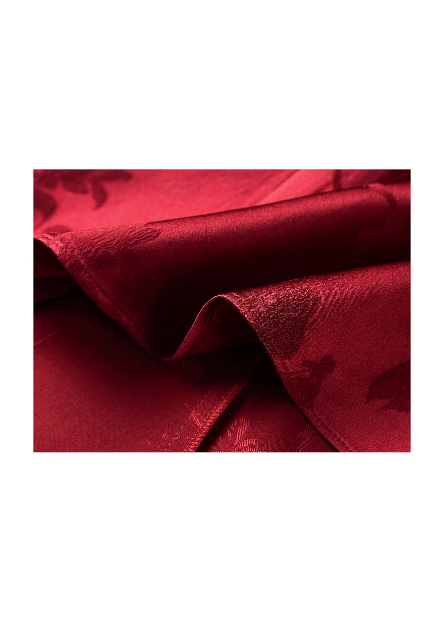 Silk Dress | Wine Red