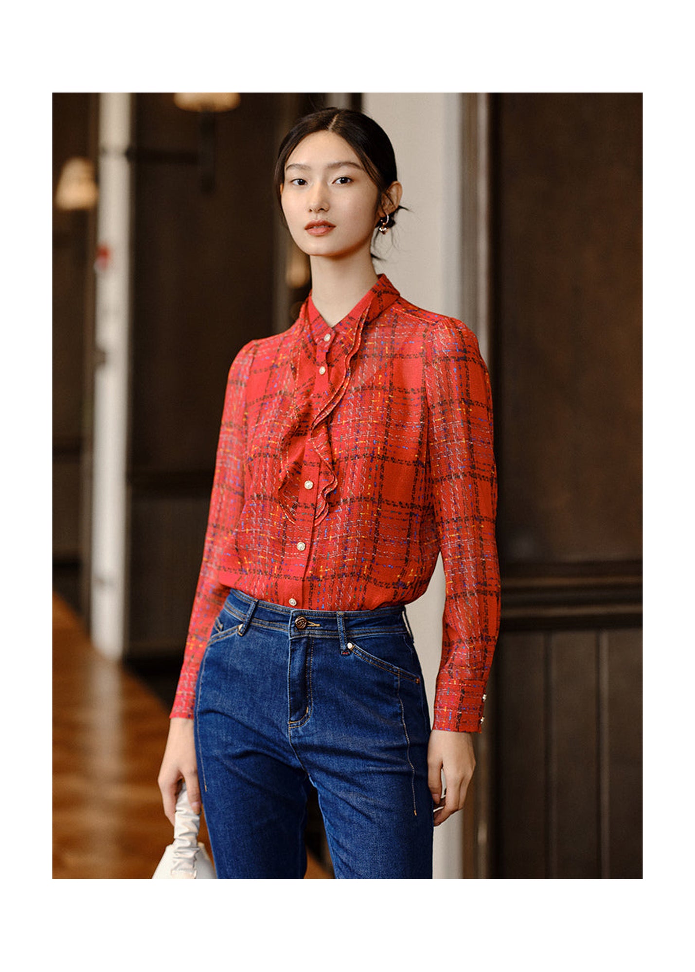 Silk Shirt | Rose Red