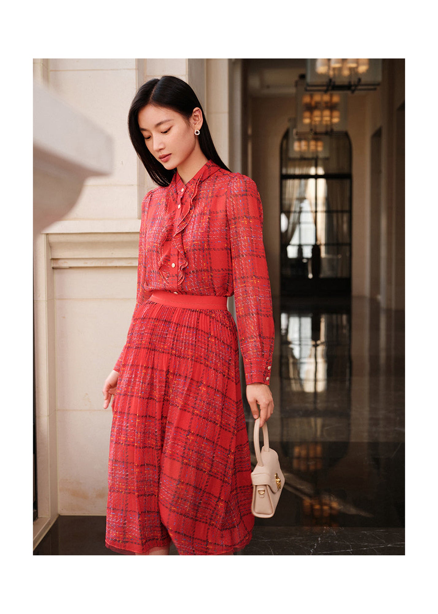 Silk Shirt | Rose Red